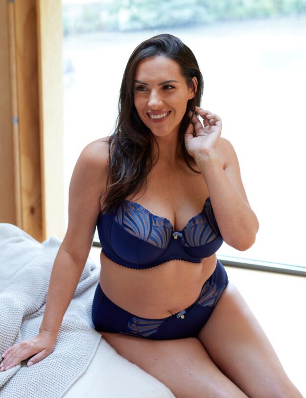 Berlei Embrace Midi Brief Deep Blue 