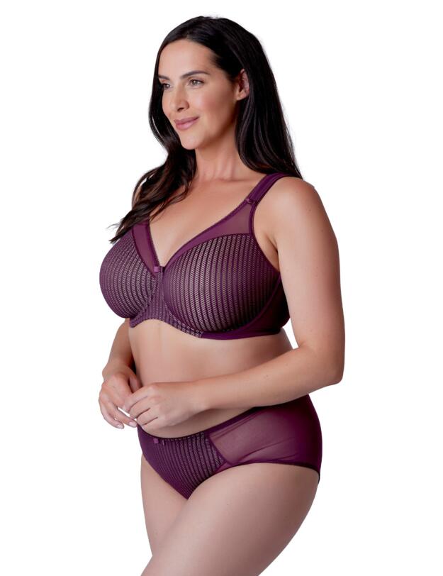 Berlei Beauty Stripe Smoothing Bra Fig
