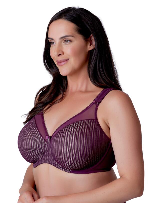Berlei Beauty Stripe Smoothing Bra Fig