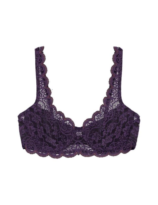 Triumph Amourette Non-Moulded Bra Blackcurrant Juice