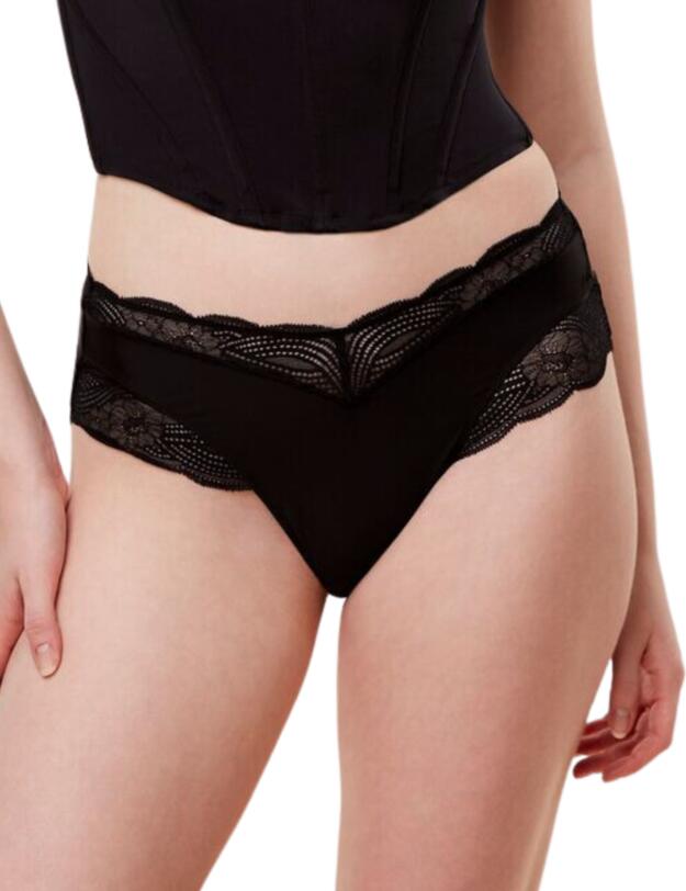 Triumph Lift Smart Bandeau Maxi Briefs Black