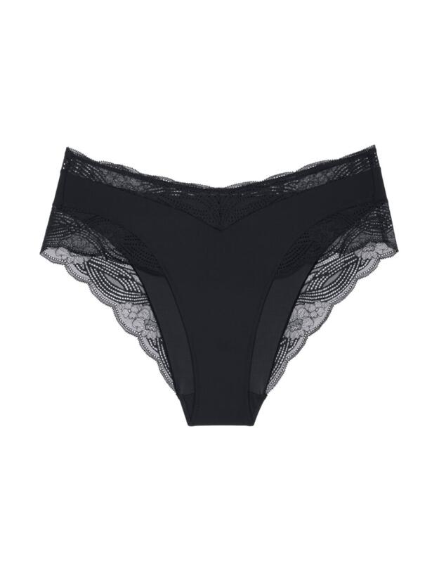 Triumph Lift Smart Bandeau Maxi Briefs Black