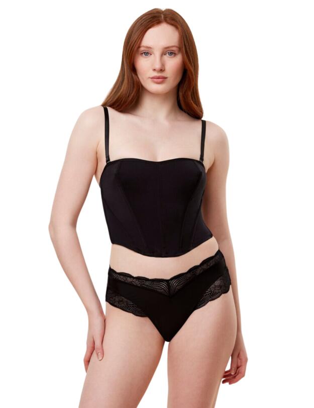 Triumph Lift Smart Bandeau Maxi Briefs Black