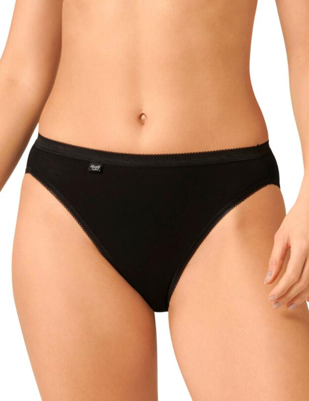 Sloggi Basic Tai Brief 3 Pack Black