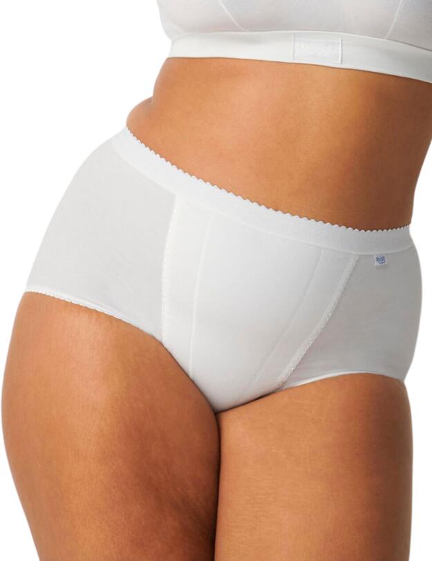 Sloggi Light Control Maxi Briefs 2 Pack White