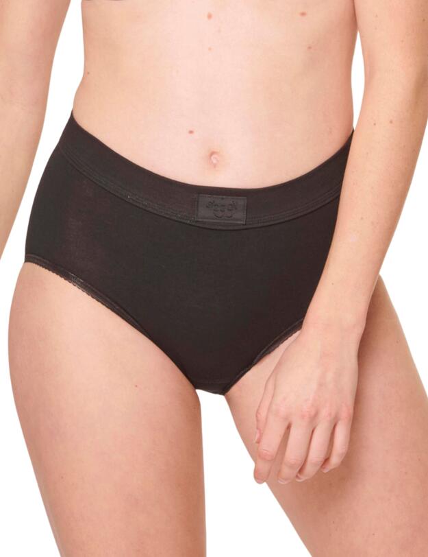 Sloggi Double Comfort Maxi Brief Black
