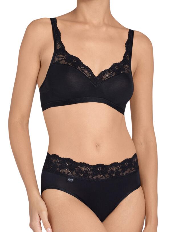 Sloggi Romance Midi Brief Black