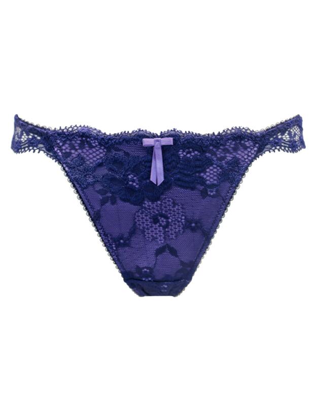 Pour Moi Amour Brazilian Brief Navy/Lavender 