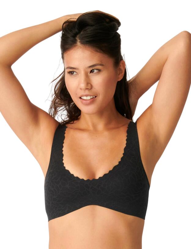 Sloggi Zero Feel Lace 2.0 Bralette Bra Black 