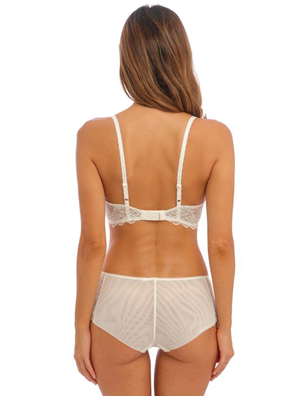 Wacoal Lace Perfection UW Plunge Bra Gardenia 
