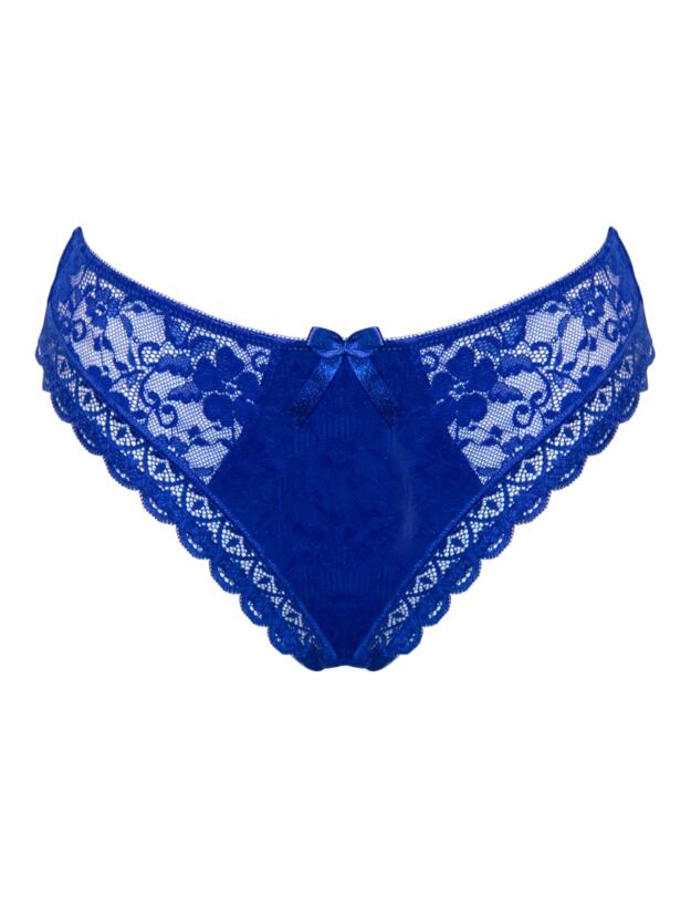 Pour Moi Rebel High Leg Brief Cobalt
