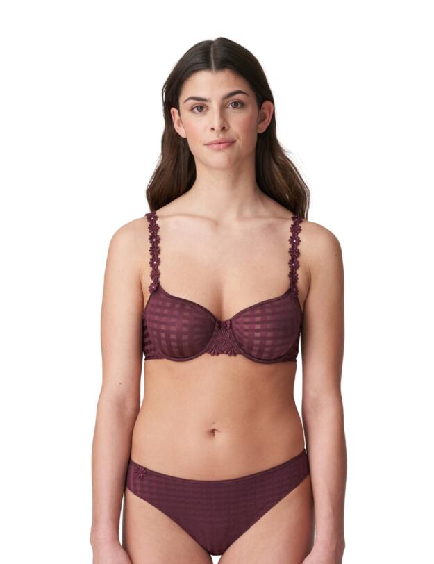 Marie Jo Avero Non-Padded Full Cup Bra Wine