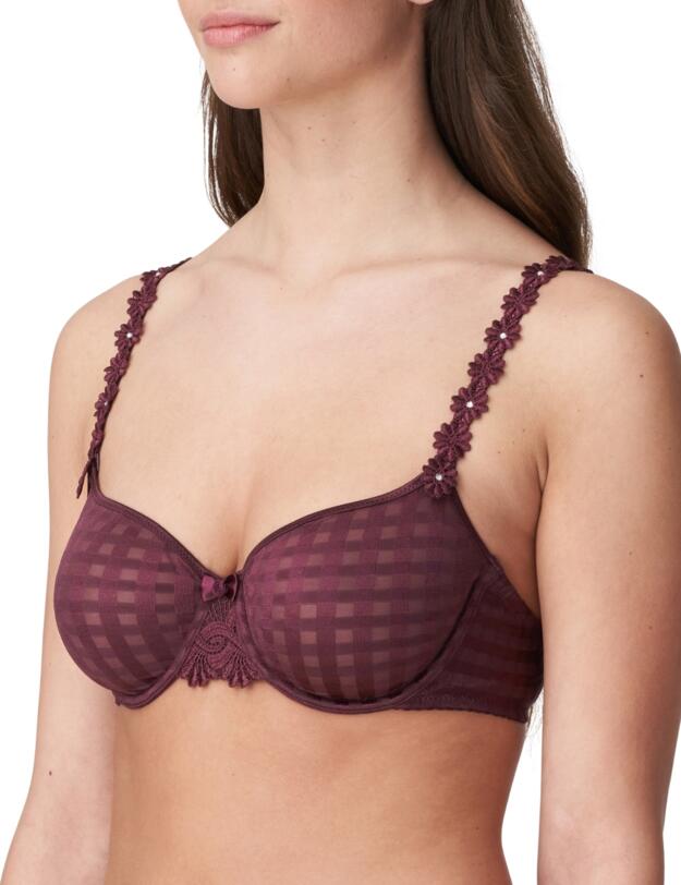 Marie Jo Avero Non-Padded Full Cup Bra Wine