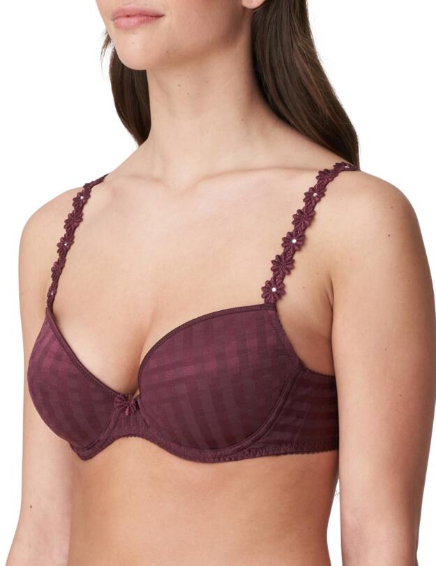 Marie Jo Avero Padded Plunge Bra Wine