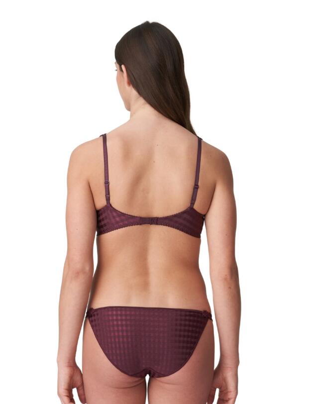 Marie Jo Avero Padded Plunge Bra Wine