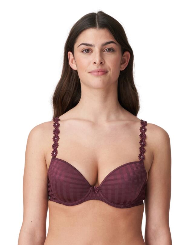 Marie Jo Avero Padded Plunge Bra Wine