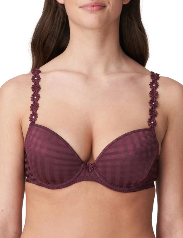 Marie Jo Avero Padded Plunge Bra Wine