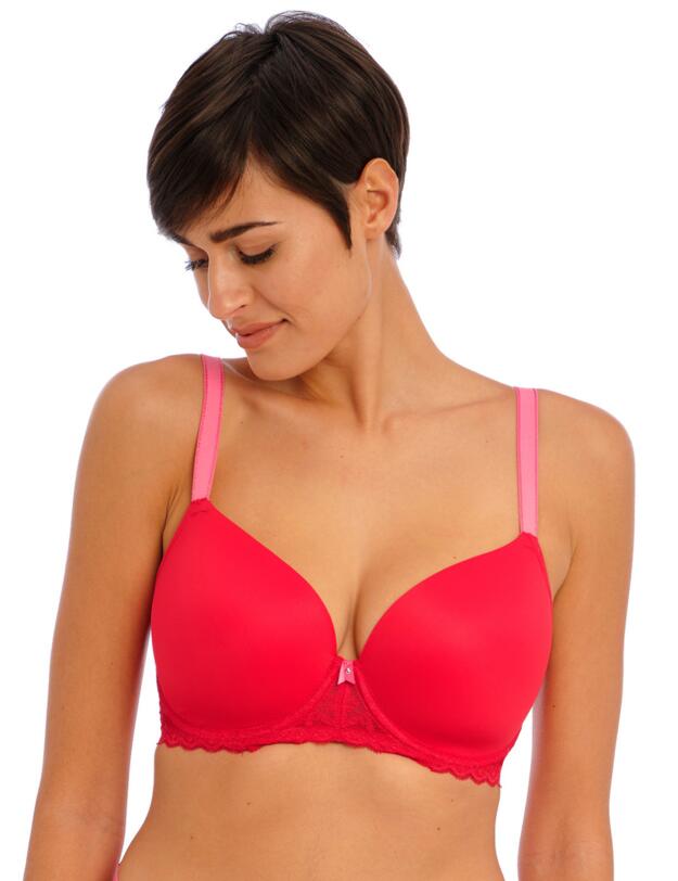 Freya Offbeat T Shirt Bra Chilli Red 