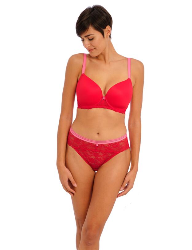 Freya Offbeat T Shirt Bra Chilli Red 