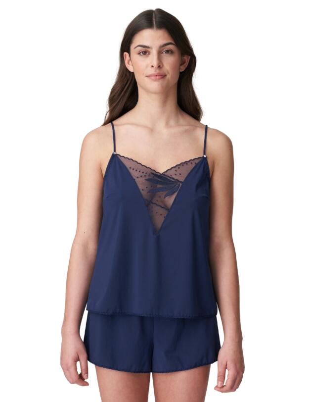 Marie Jo Etoile Shorts and Camisole Set Sapphire Blue