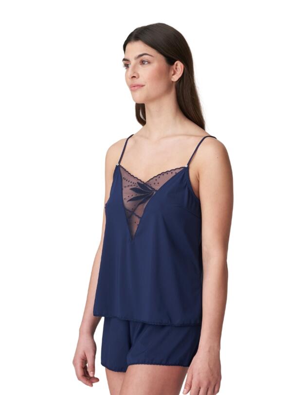 Marie Jo Etoile Shorts and Camisole Set Sapphire Blue
