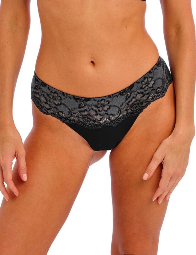 Wacoal Florilege Tanga Brief Black 