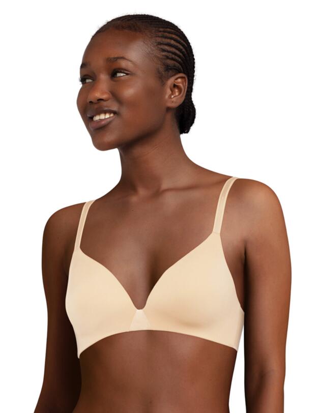 Chantelle Esssintiall Non-Wired T-Shirt Bra Golden Beige