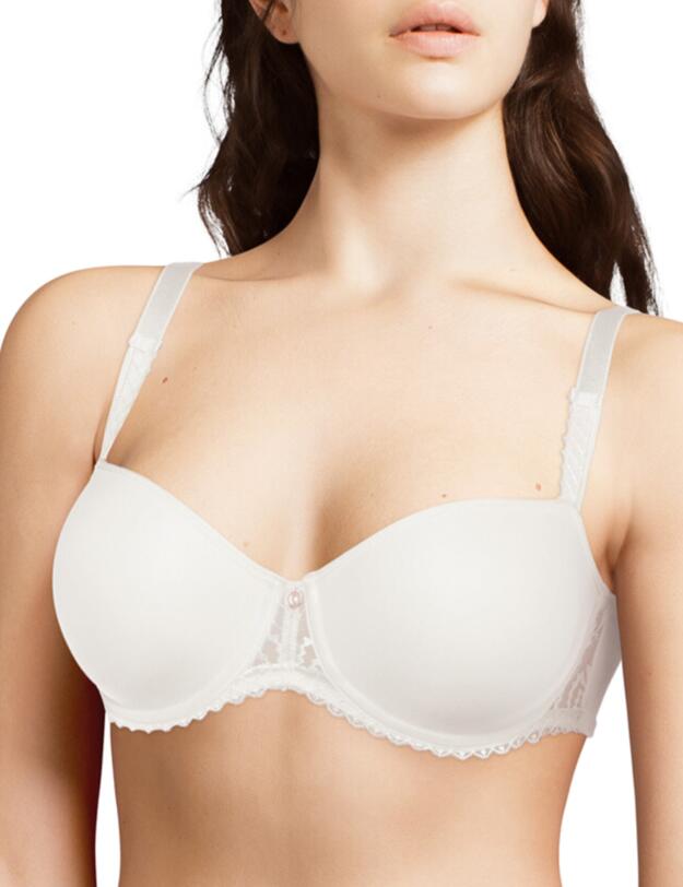 Chantelle Every Curve Half Cup Memory Foam T-Shirt Bra Milk
