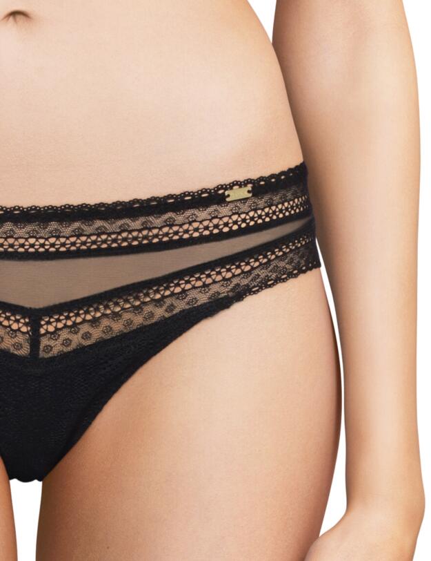 Chantelle Festivite Tanga Brief Black