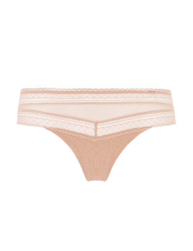 Chantelle Festivite Tanga Brief Golden Beige