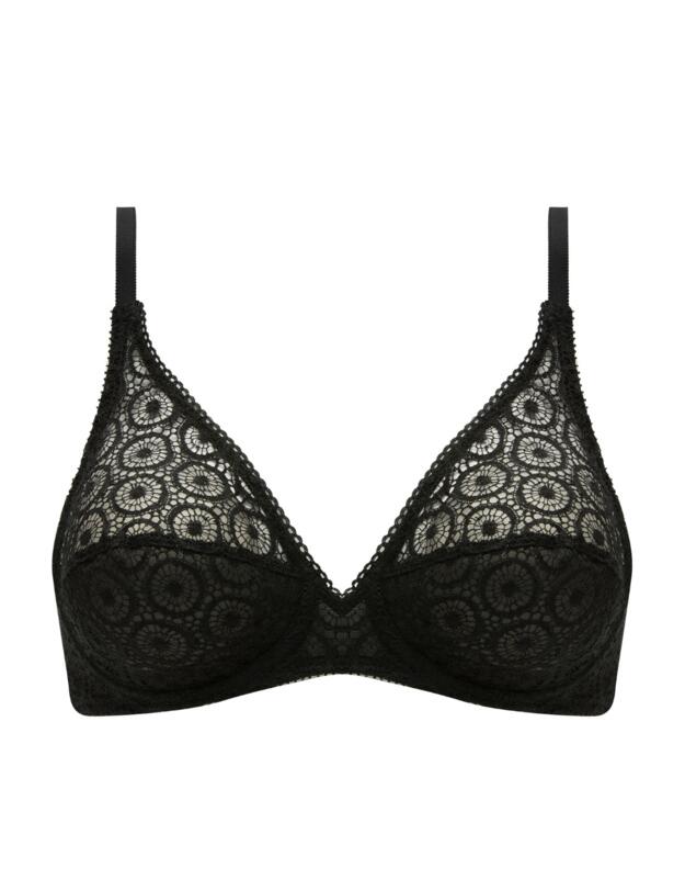 Chantelle Fete Full Coverage Underwired Bra Black