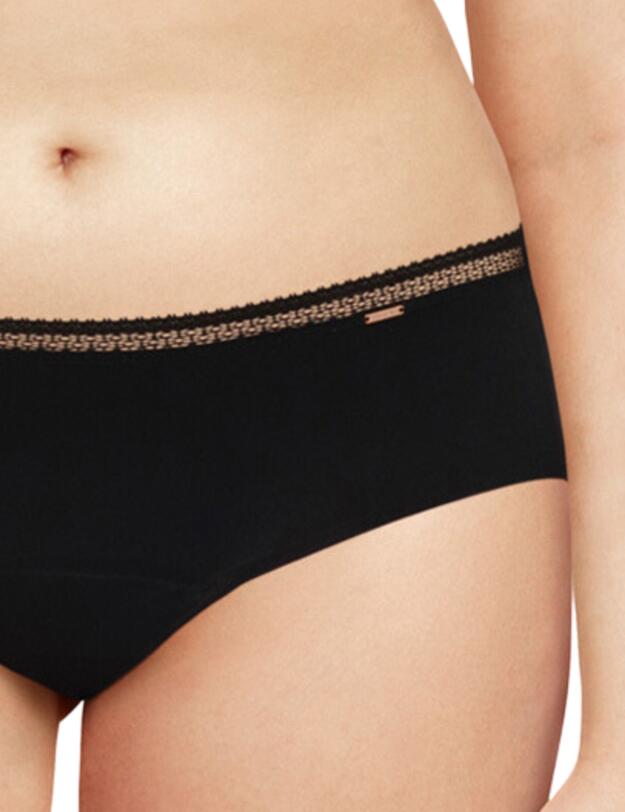 Chantelle Life Period Briefs Graphic Shorty Black 