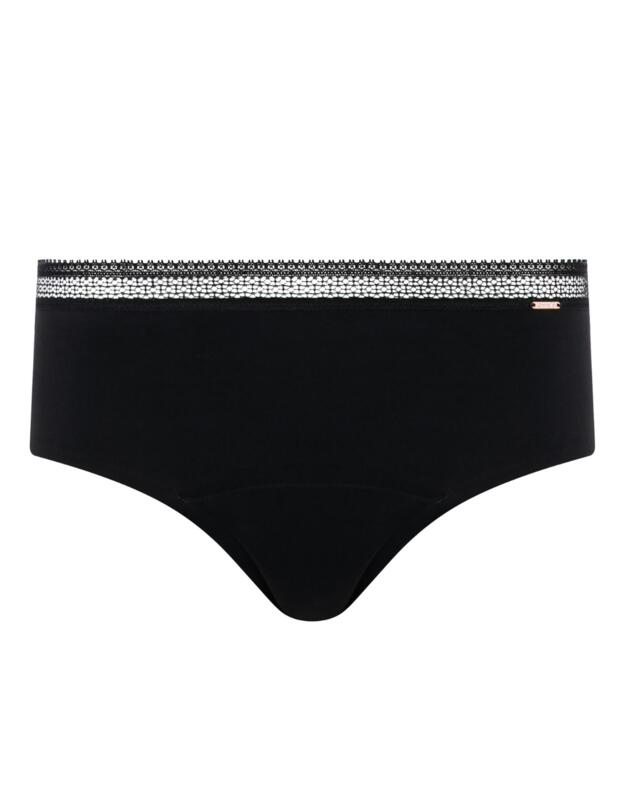Chantelle Life Period Briefs Graphic Shorty Black 