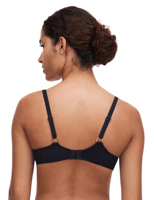  Chantelle Fleurs Plunge T-Shir Bra Black