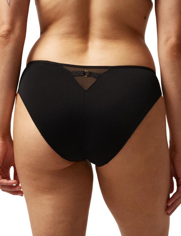 Chantelle Fleurs Brazilian Brief Black