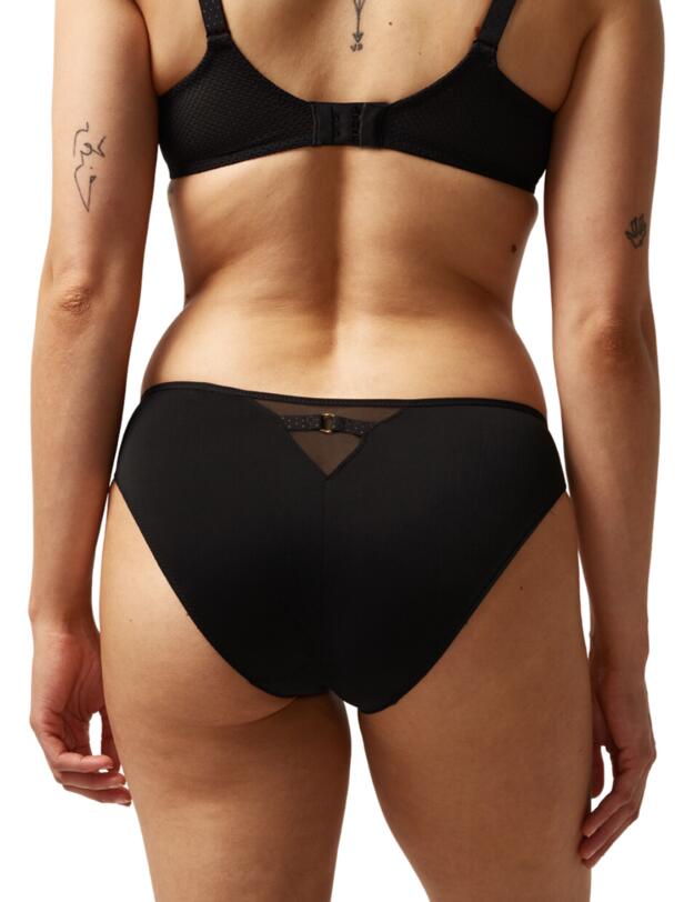 Chantelle Fleurs Brazilian Brief Black