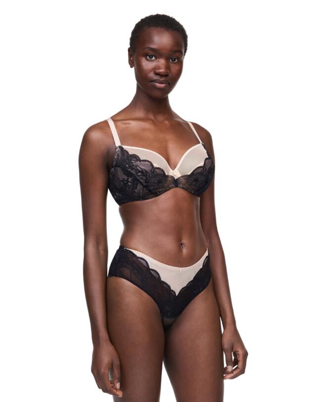 Chantelle Midnight Flowers Shorty Black 