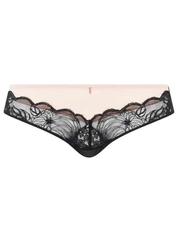 Chantelle Midnight Flowers Brazilian Brief Black 