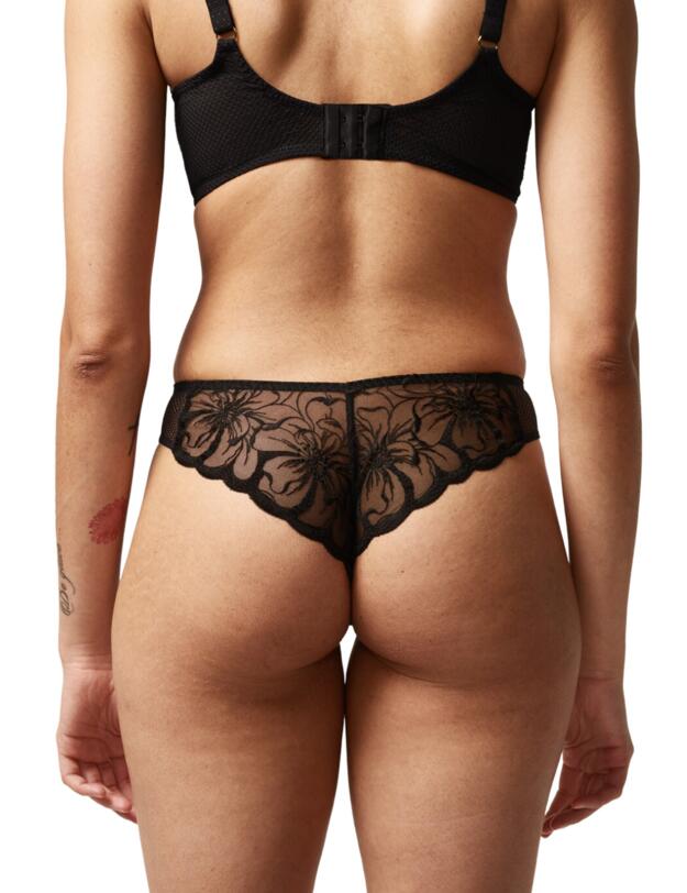Chantelle Fleurs Tanga Brief Black