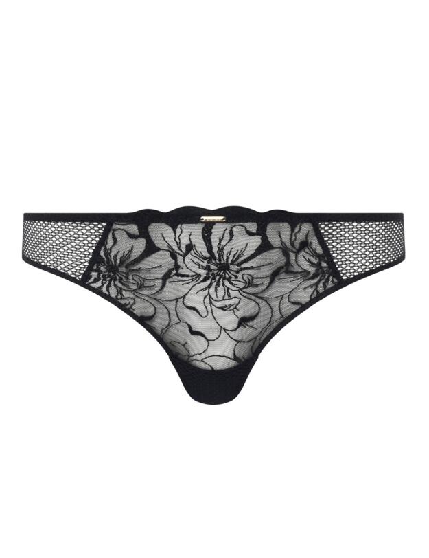 Chantelle Fleurs Tanga Brief Black