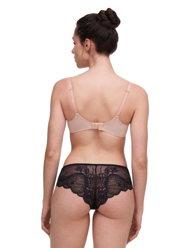 Chantelle Midnight Flowers Plunge T-Shirt Bra Black 