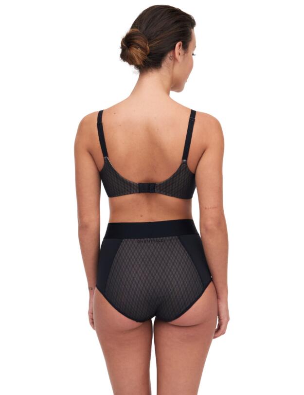 Chantelle Smooth Lines High Waisted Brief Black/Beige