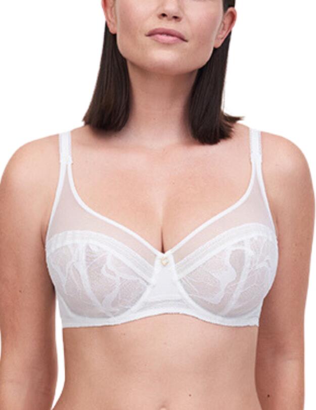 Chantelle True Lace Full Coverage Bra Milk