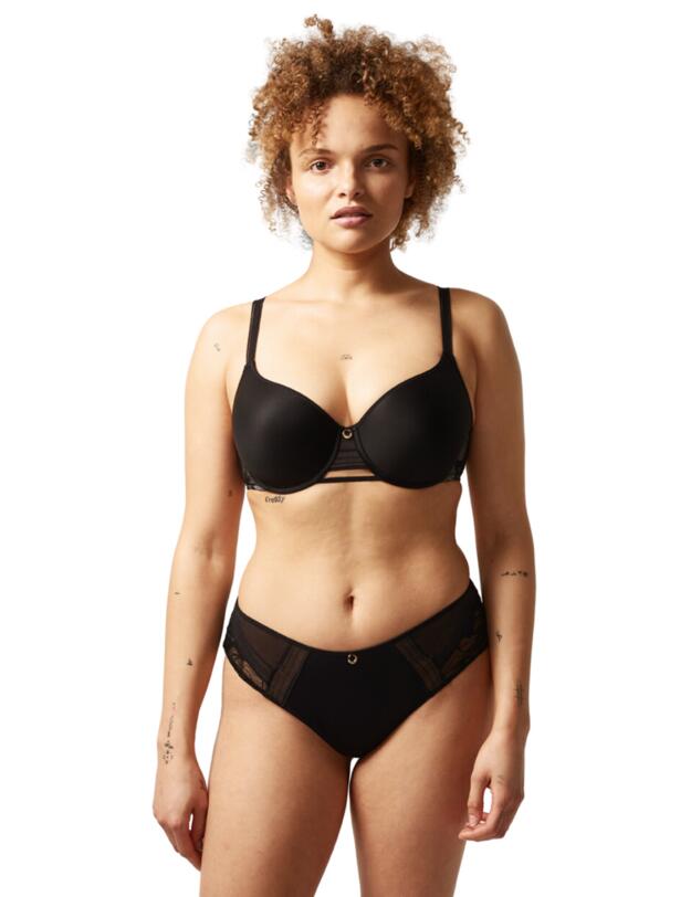 Chantelle True Lace Shorty Brief Black