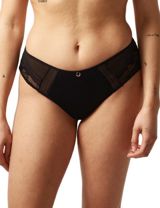 Chantelle True Lace Shorty Brief Black