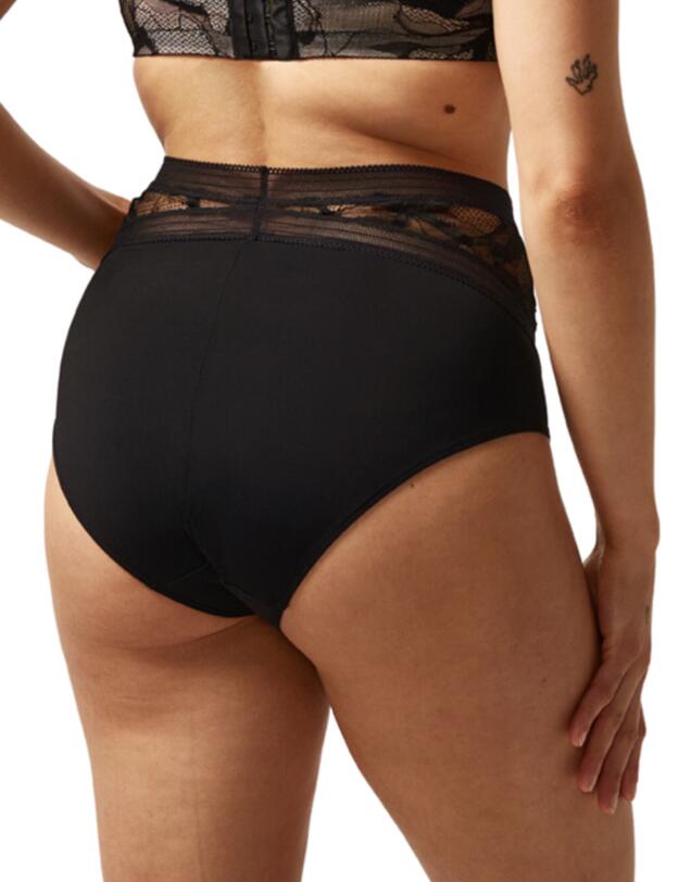 Chantelle True Lace High-Waisted Brief Black