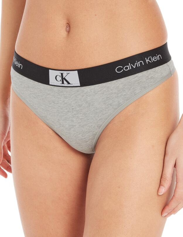 Calvin Klein CK1996 Thong Grey Heather 
