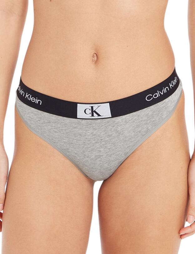 Calvin Klein CK1996 Thong Grey Heather 
