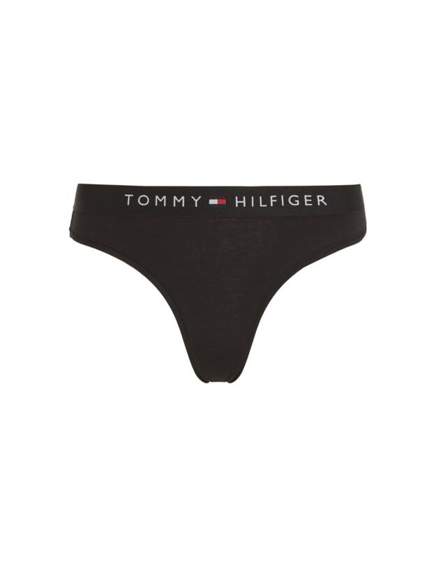 Tommy Hilfiger Logo Thong Black 