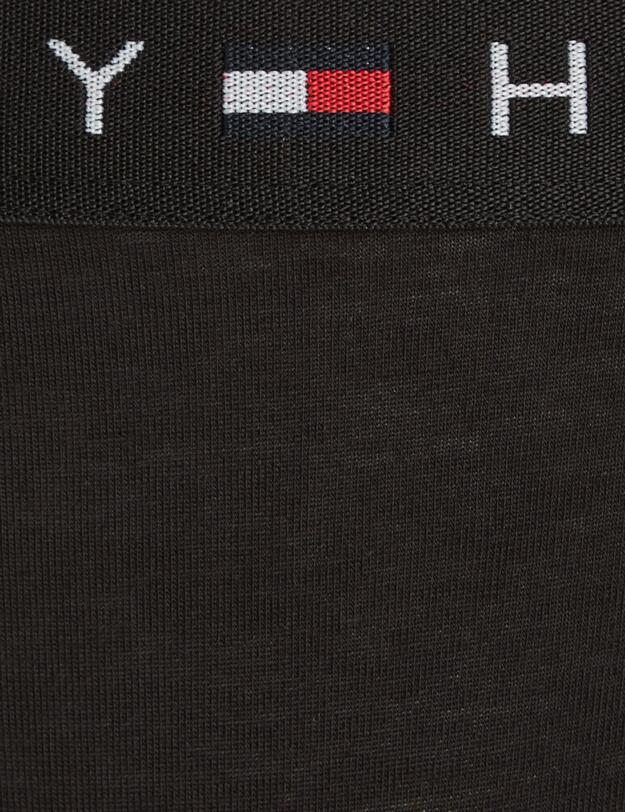 Tommy Hilfiger Logo Thong Black 